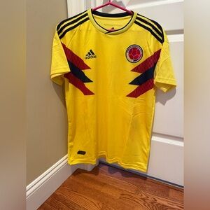 Adidas Yellow and Black Men's Jersey